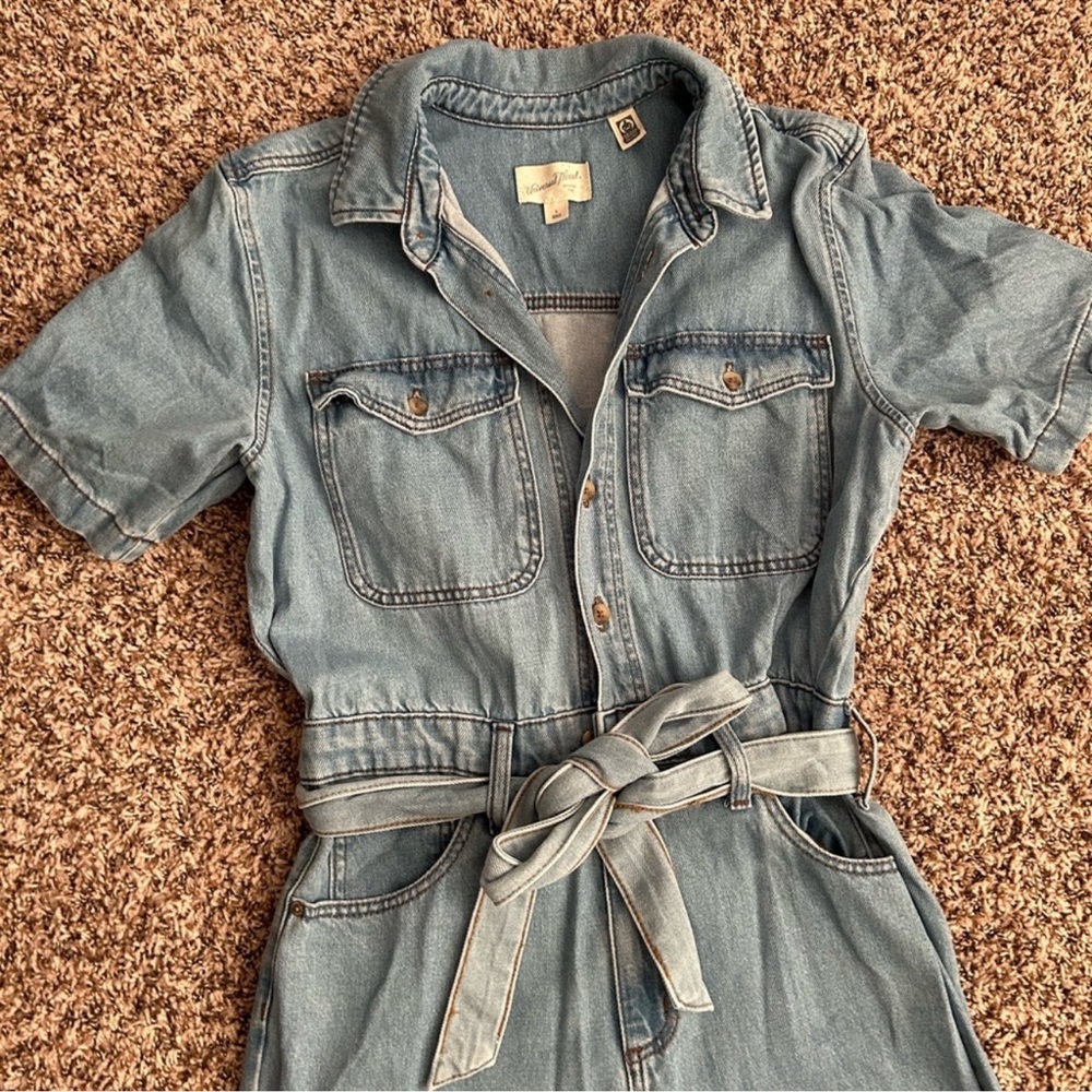 Universal Thread Blue Denim Top - image 3